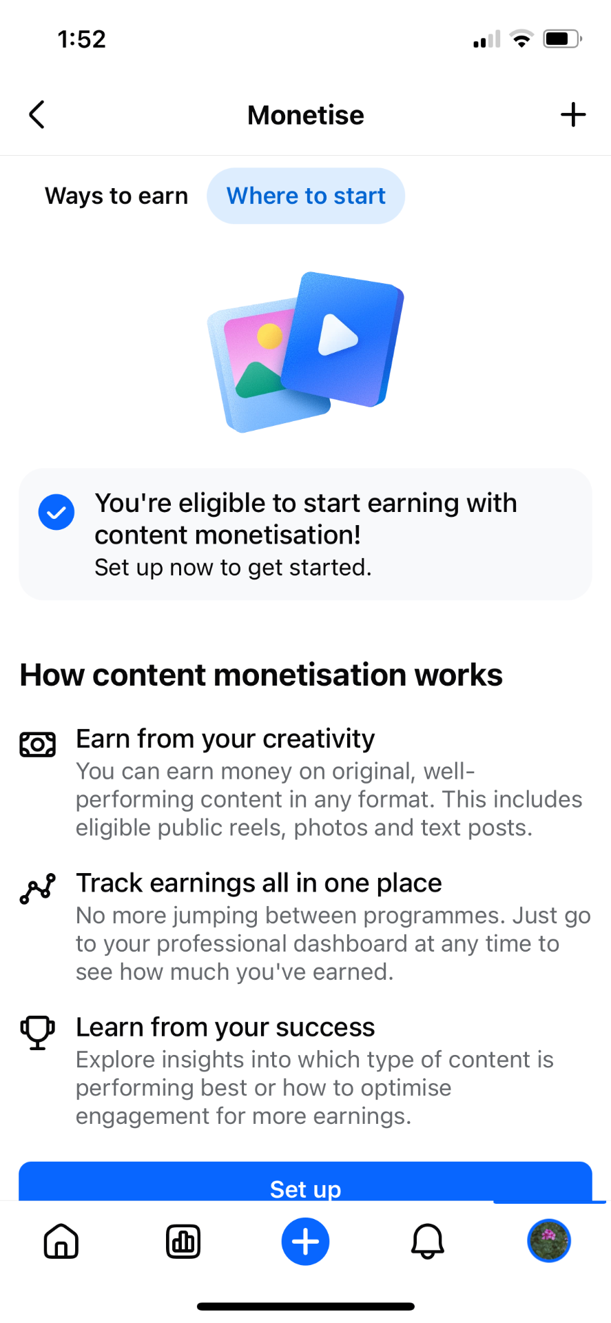 Monetization eligible